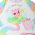 Scribbles Colorful Crayons Top