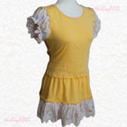 Yellow polka dot set