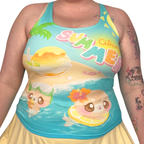 Citrusy Summer Cotton Tank