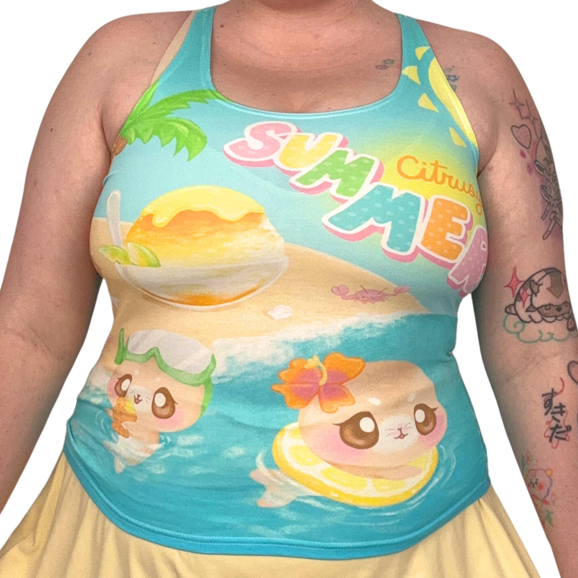 Citrusy Summer Cotton Tank