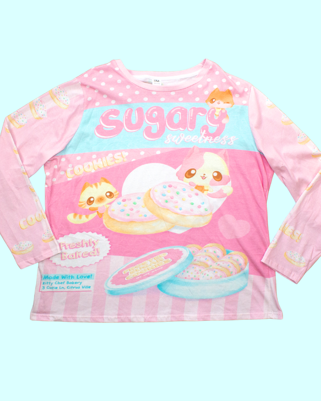 Sugary Sweet Cookies Cotton Longsleeve