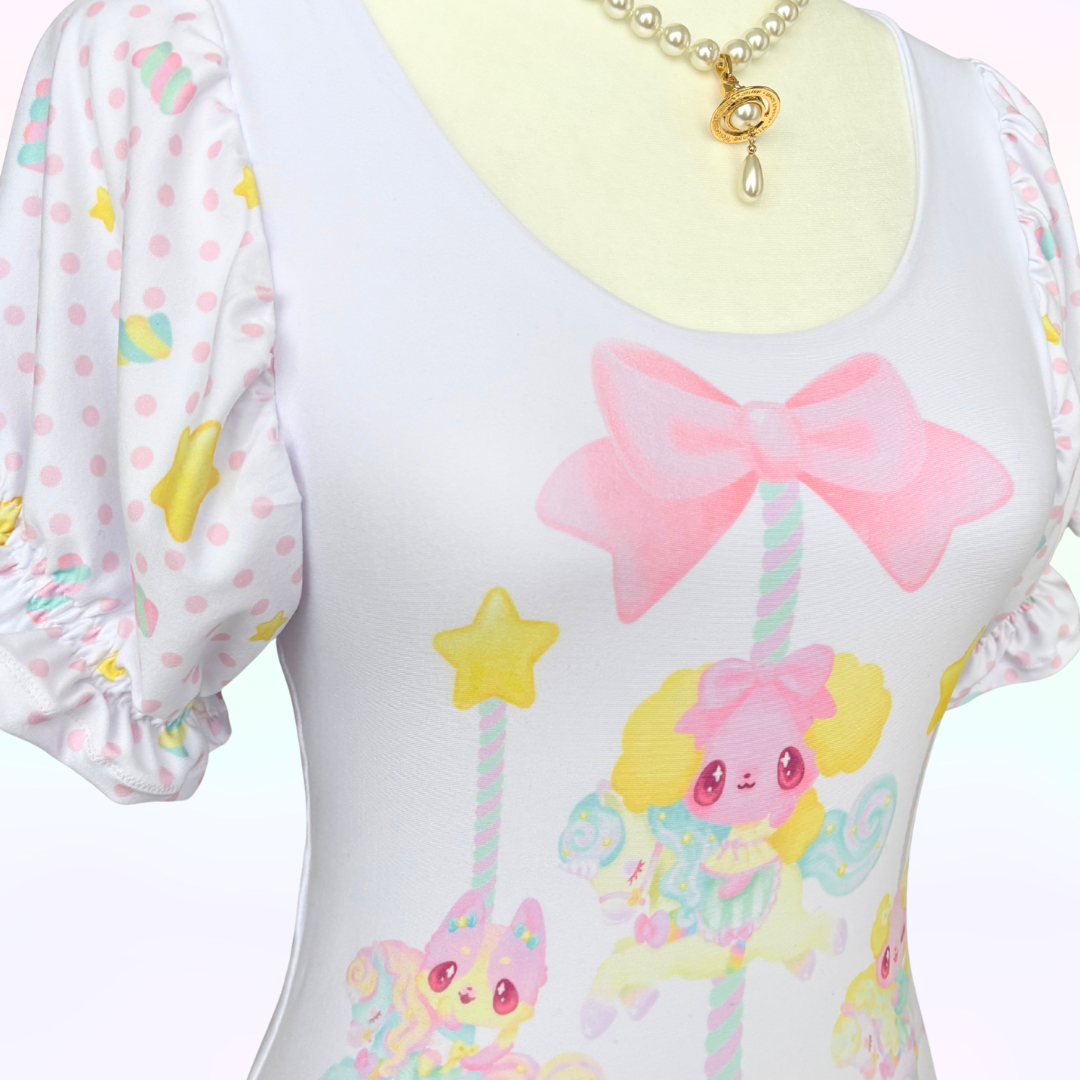 Marshmallow Carousel Cutsew