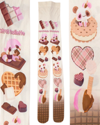Neapolitan Biscuits Tights