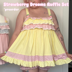 Strawberry Dreams Ruffle Set *preorder*