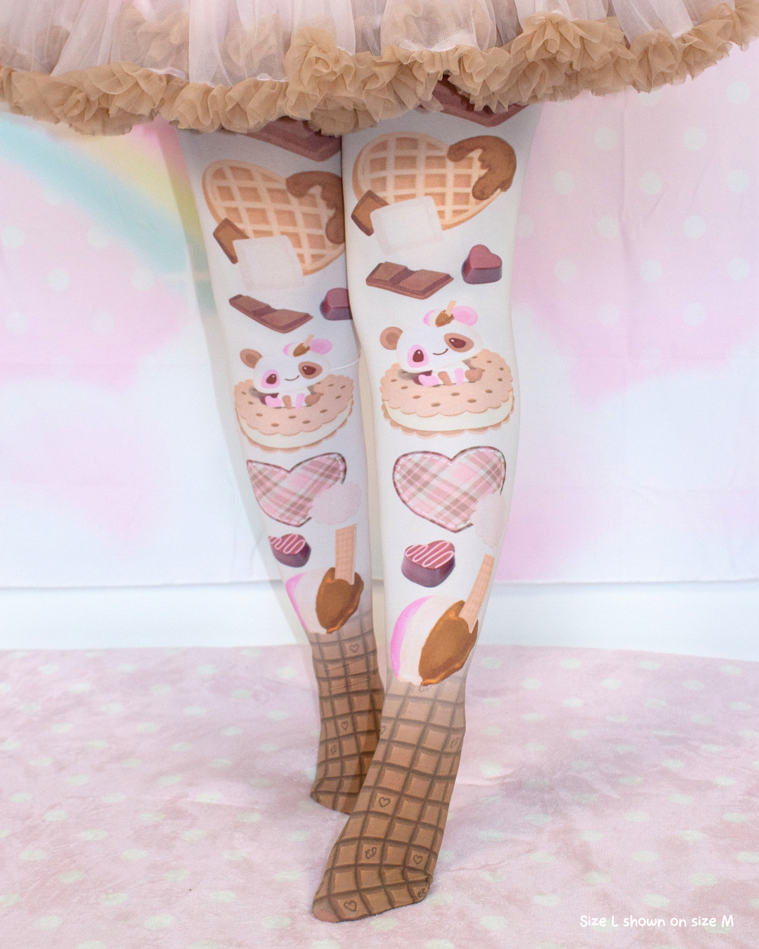 Neapolitan Biscuits Tights