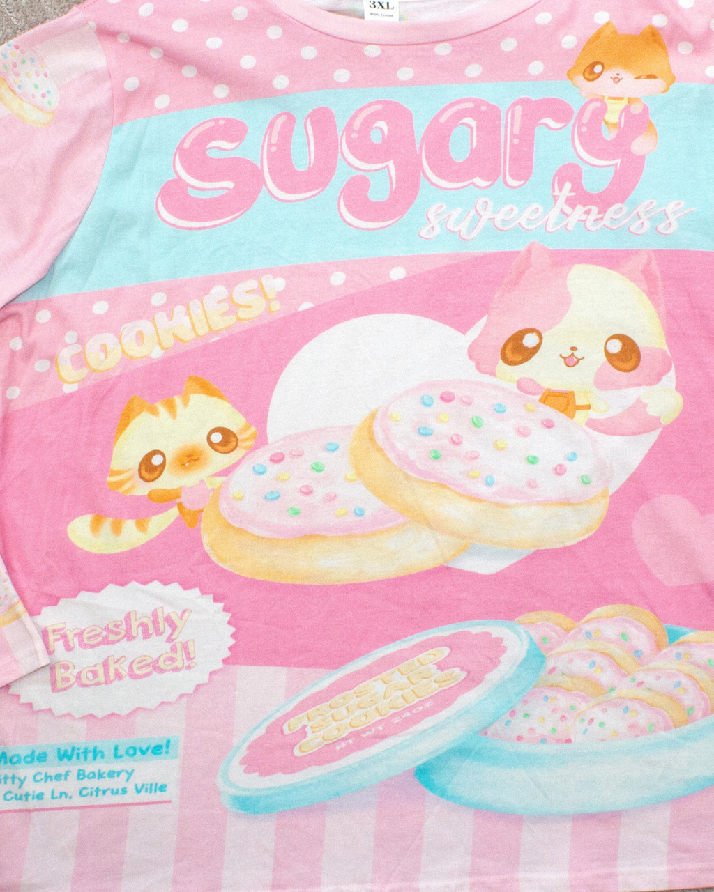 Sugary Sweet Cookies Cotton Longsleeve