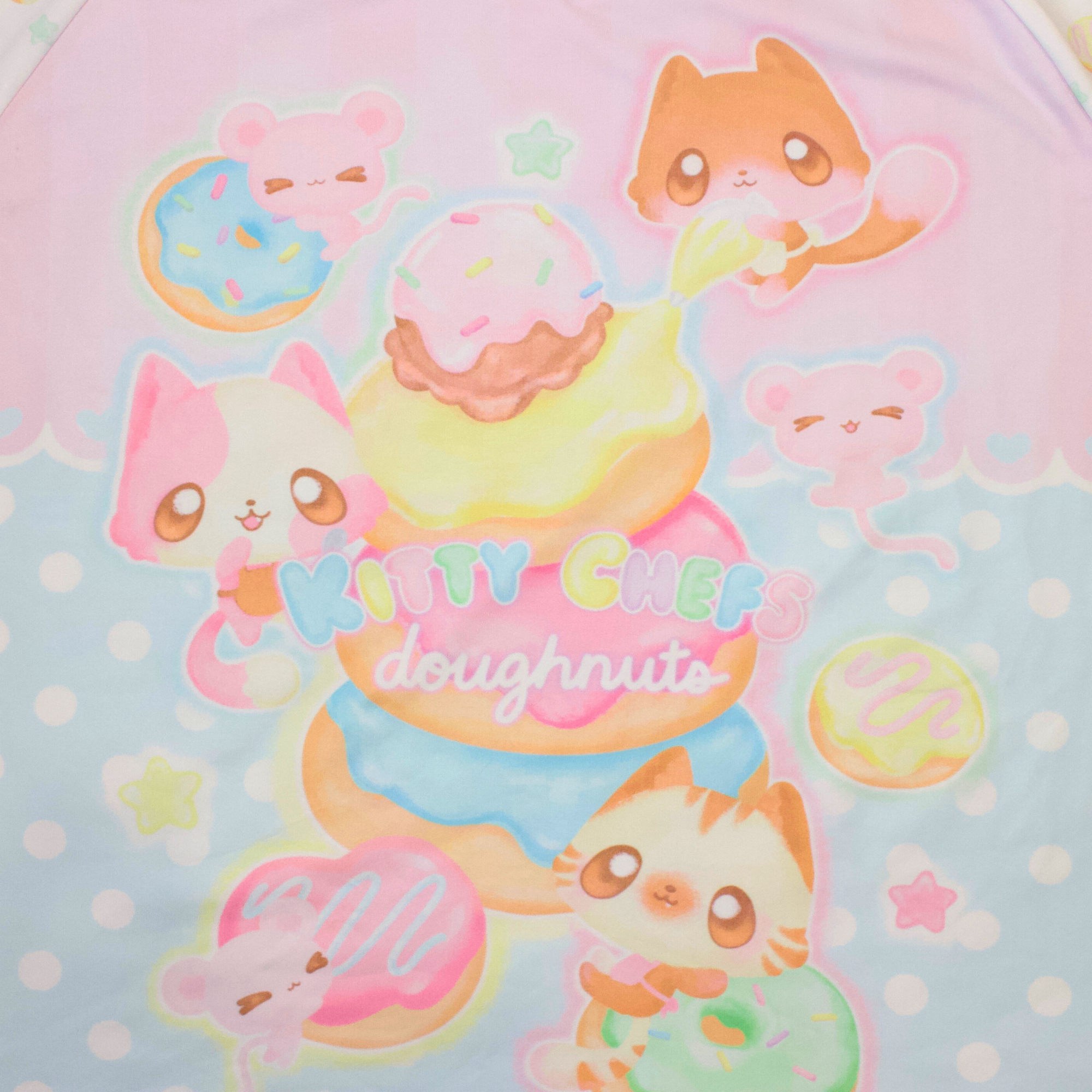 Kitty Chef's Doughnuts Crop Tee