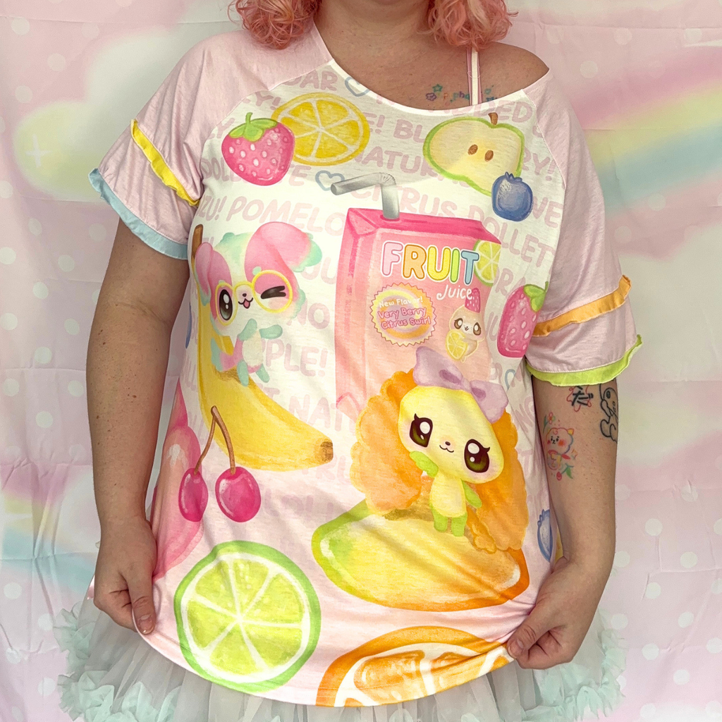 FRUIT JUICE Ruffle Tee