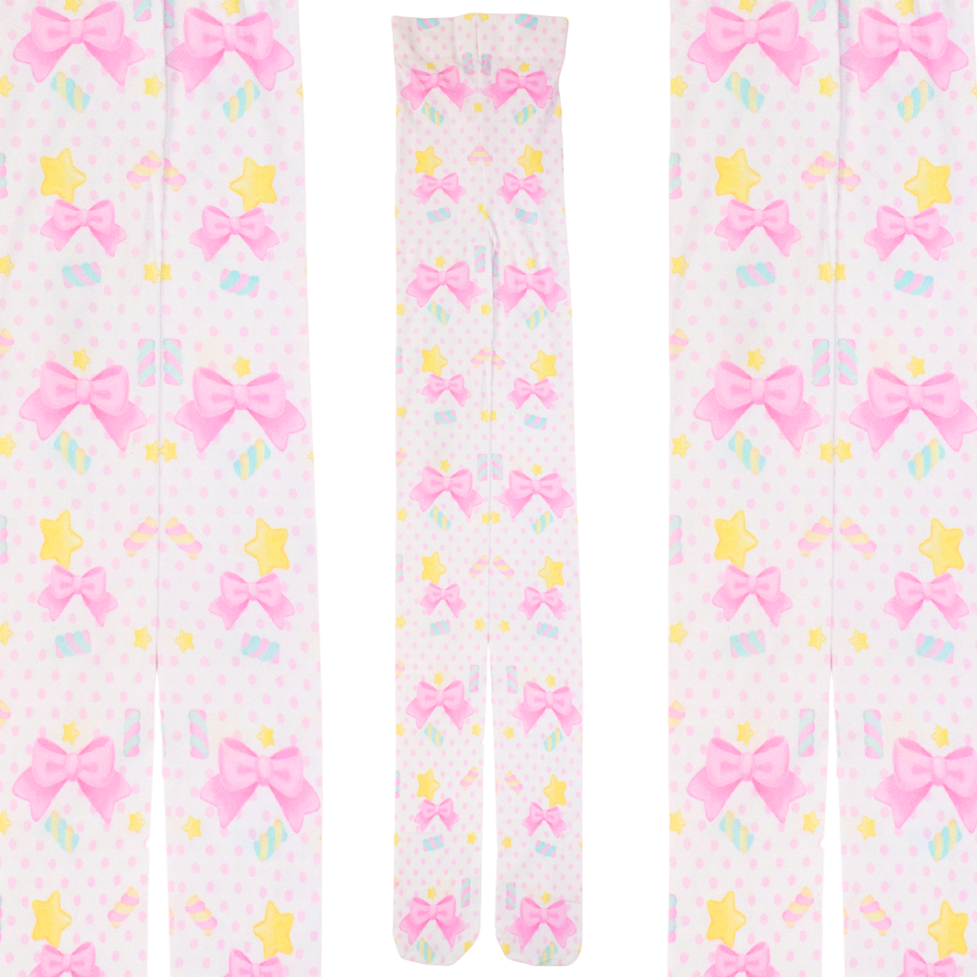 Marshmallow Ribbon Tights