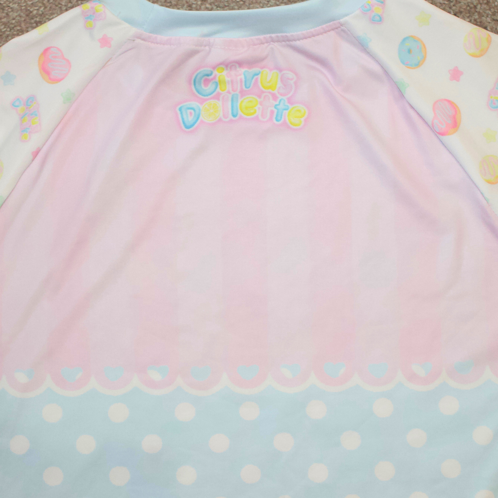 Kitty Chef's Doughnuts Crop Tee