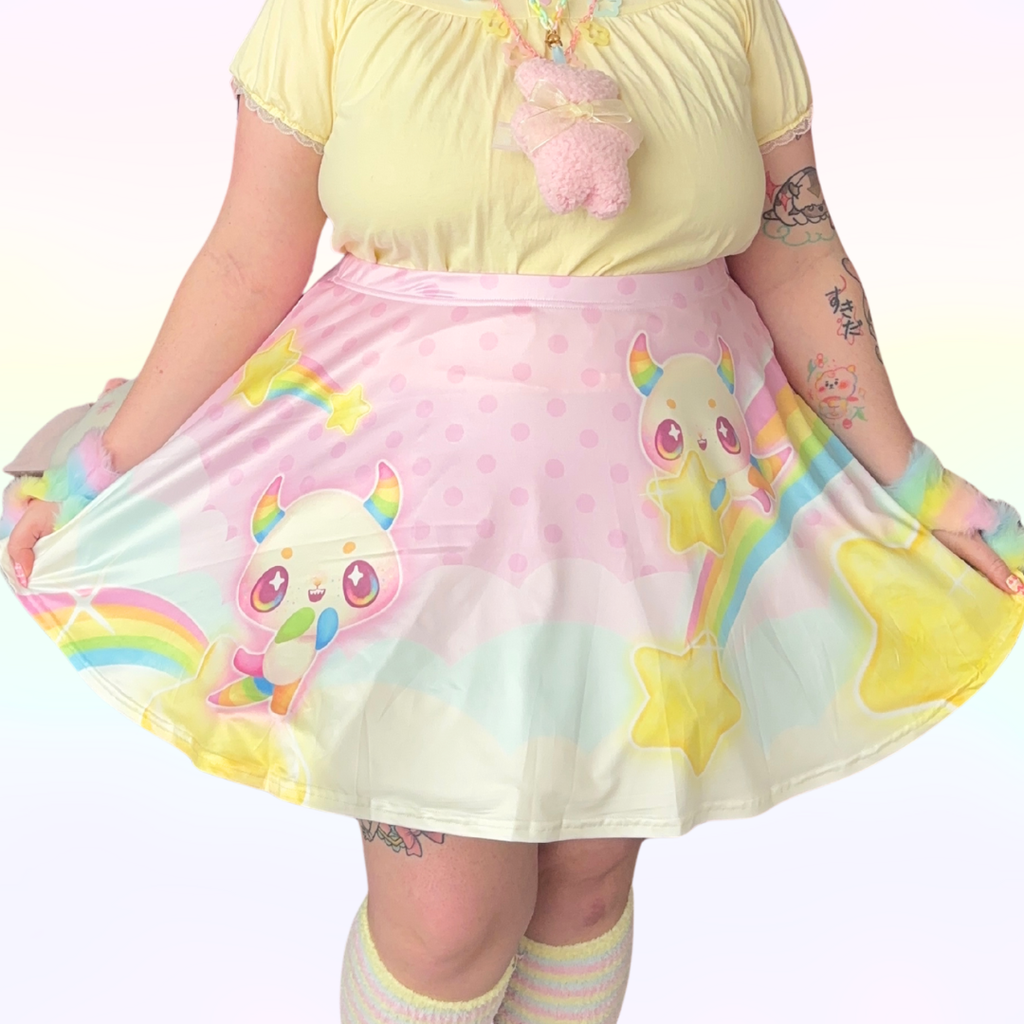 Starry Monster Rainbow Skirt