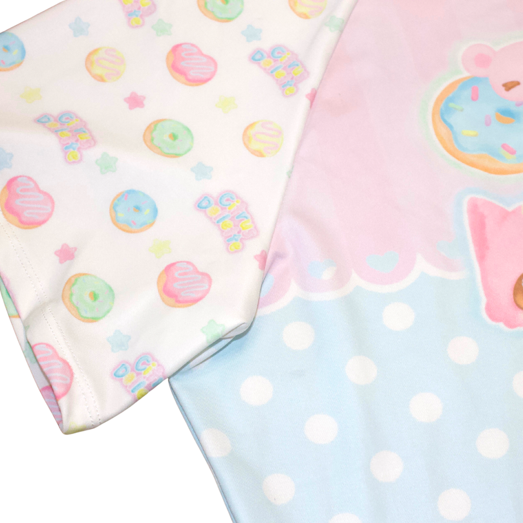 Kitty Chef's Doughnuts Crop Tee