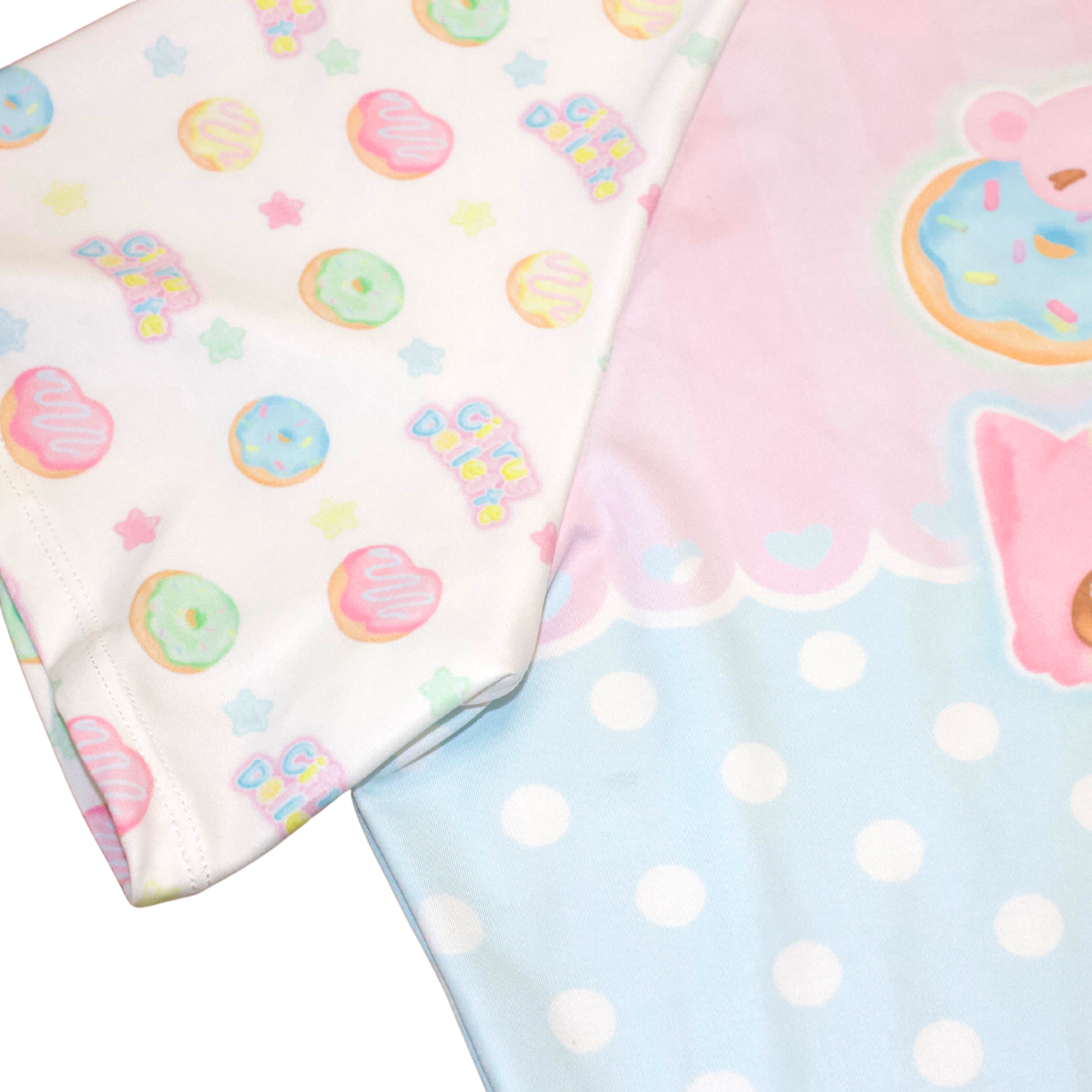 Kitty Chef's Doughnuts Crop Tee