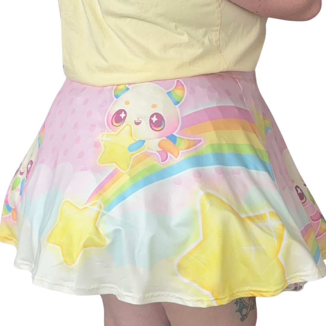 Starry Monster Rainbow Skirt