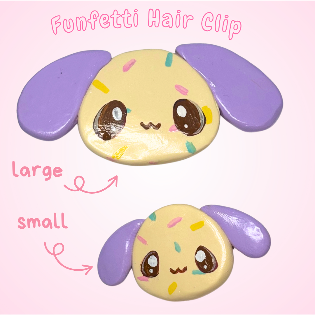 Funfetti Hair Clip
