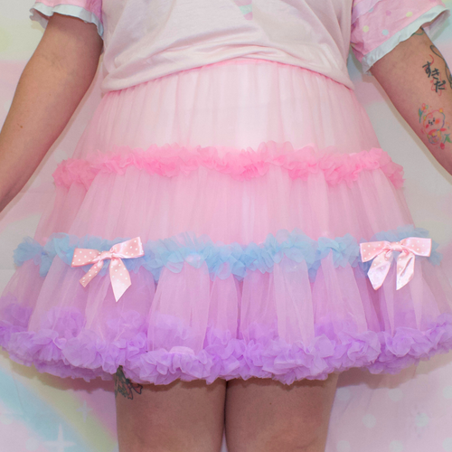 Cotton Candy Fluffy Skirt