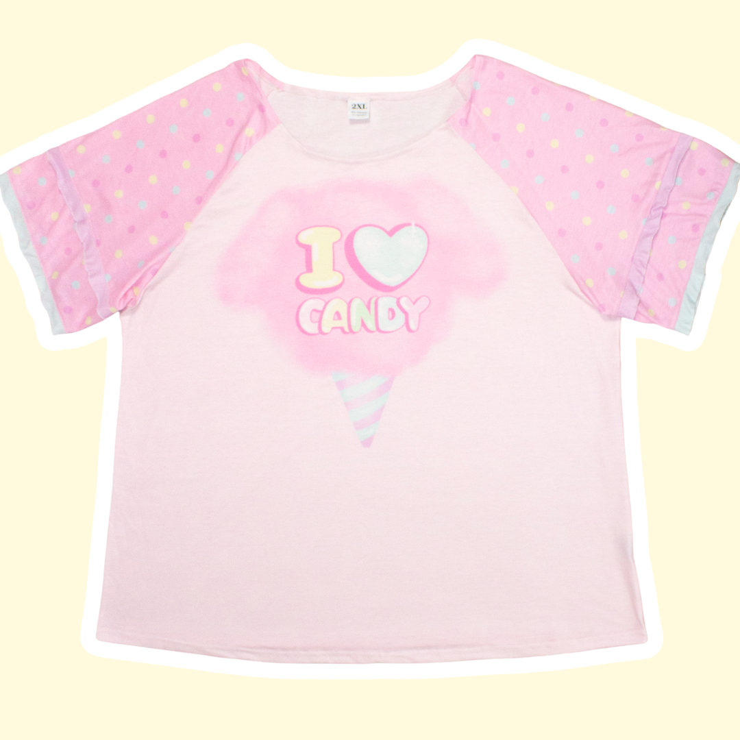 I <3 CANDY Ruffle Tee