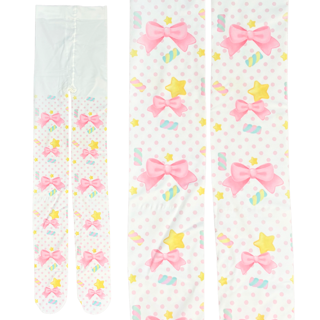 Marshmallow Ribbon Tights