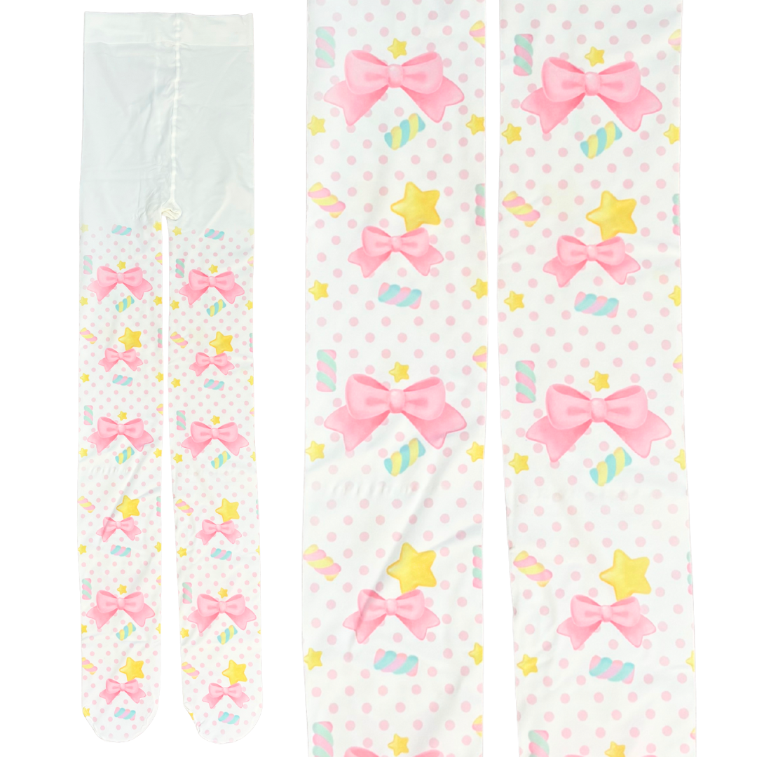 Marshmallow Ribbon Tights