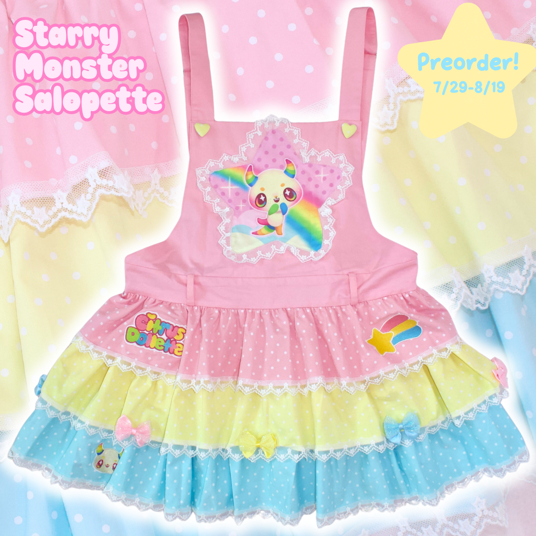 Starry Monster Salopette *PREORDER*