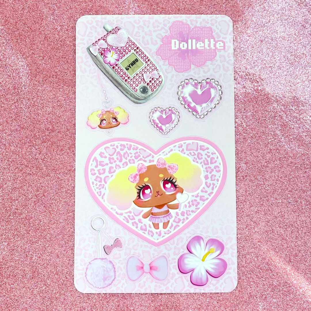 Kira Gyaru Sticker Sheet