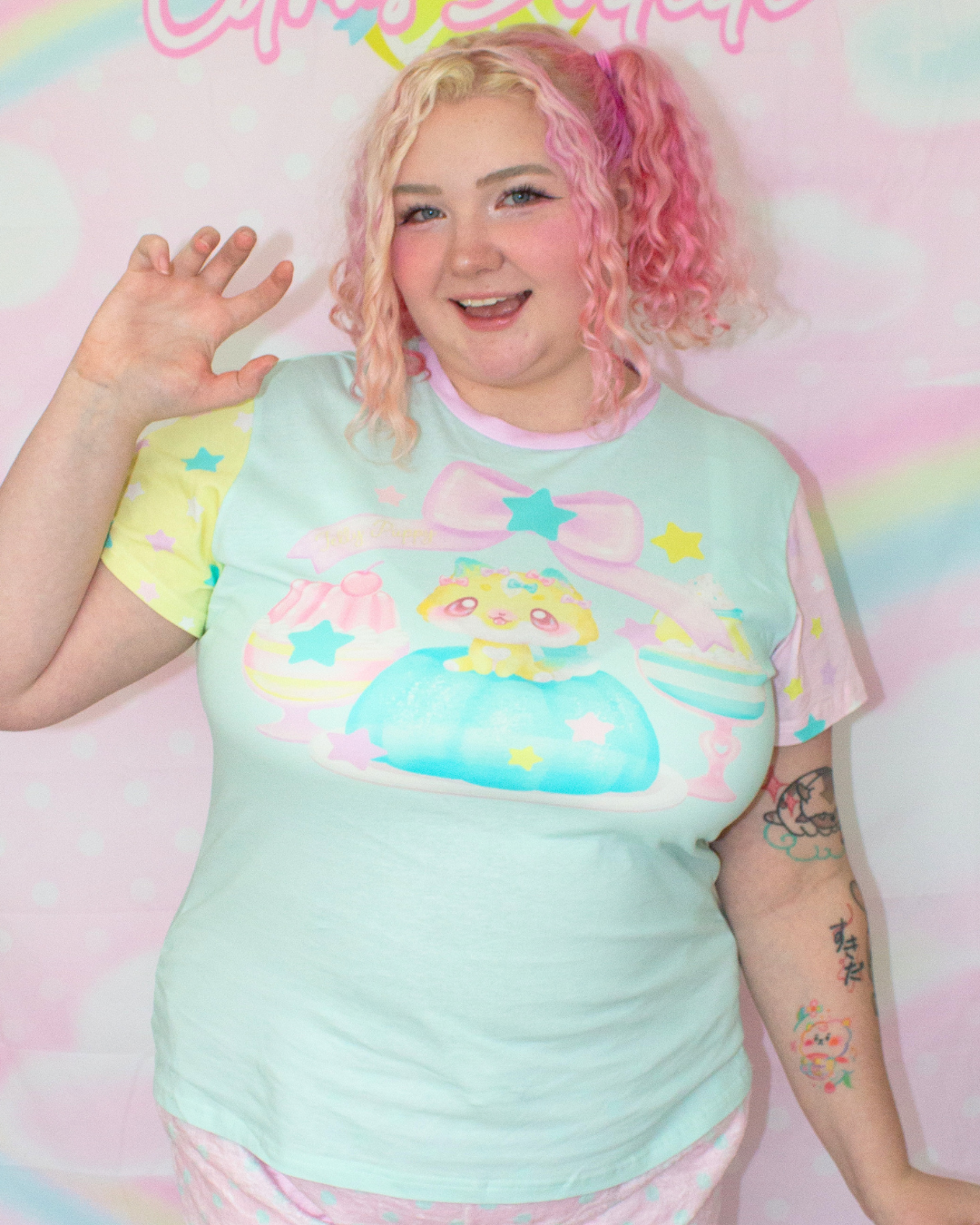 Sweet Puppy Jelly Cotton Tee