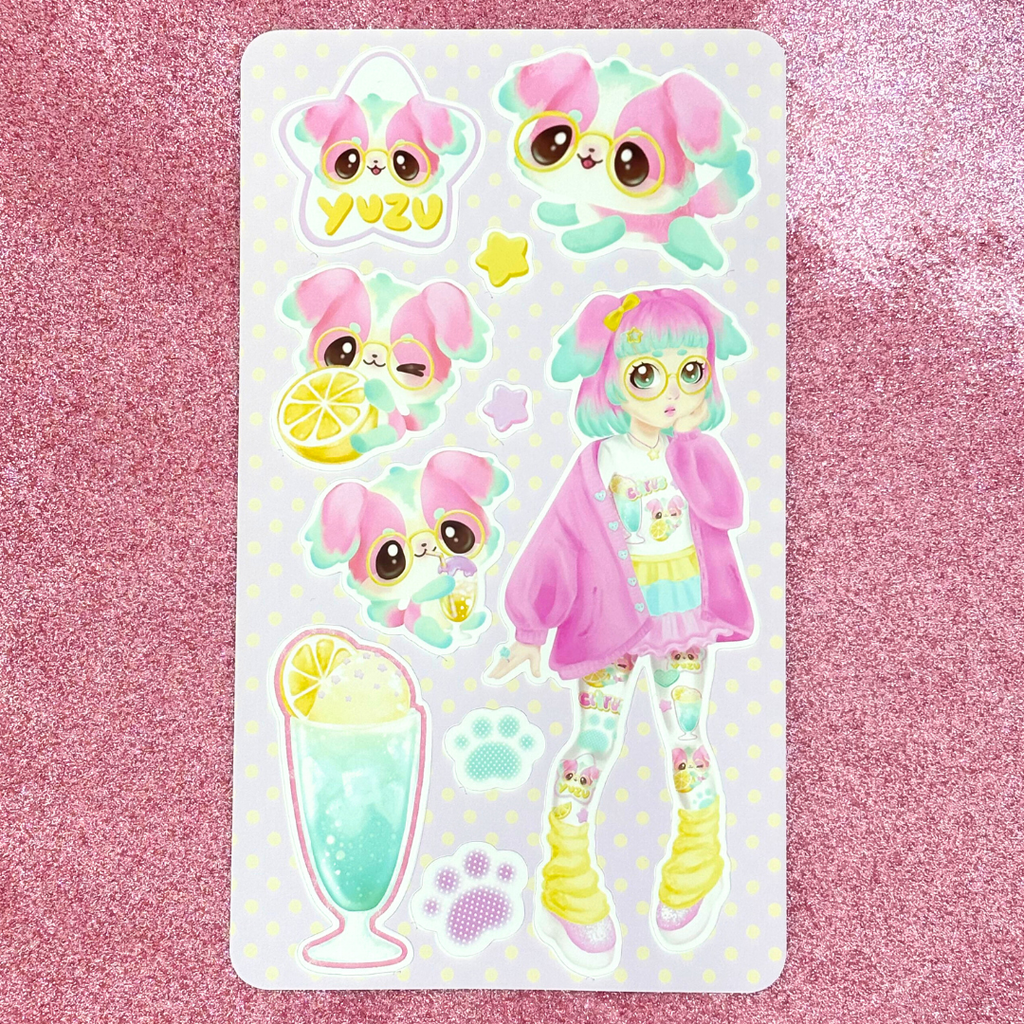 Yuzu Sticker Sheet