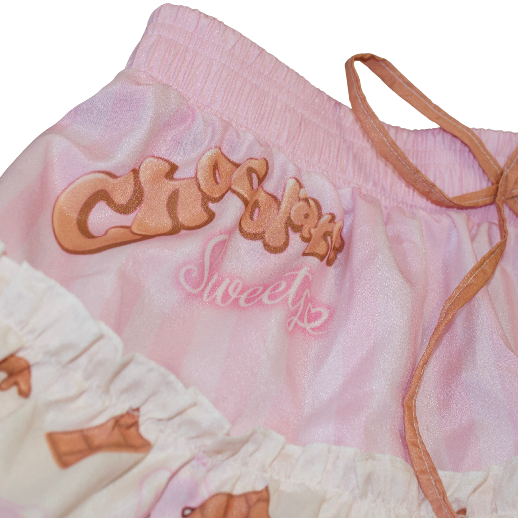 Chocolate Sweets Tiered Skirt