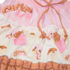 Chocolate Sweets Tiered Skirt