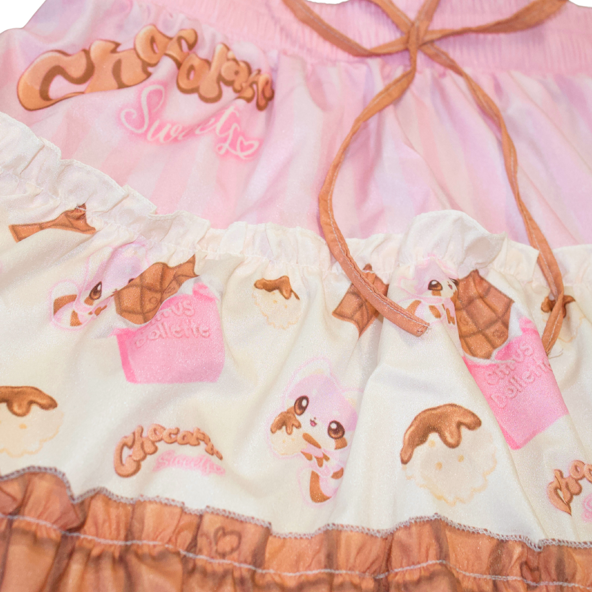 Chocolate Sweets Tiered Skirt