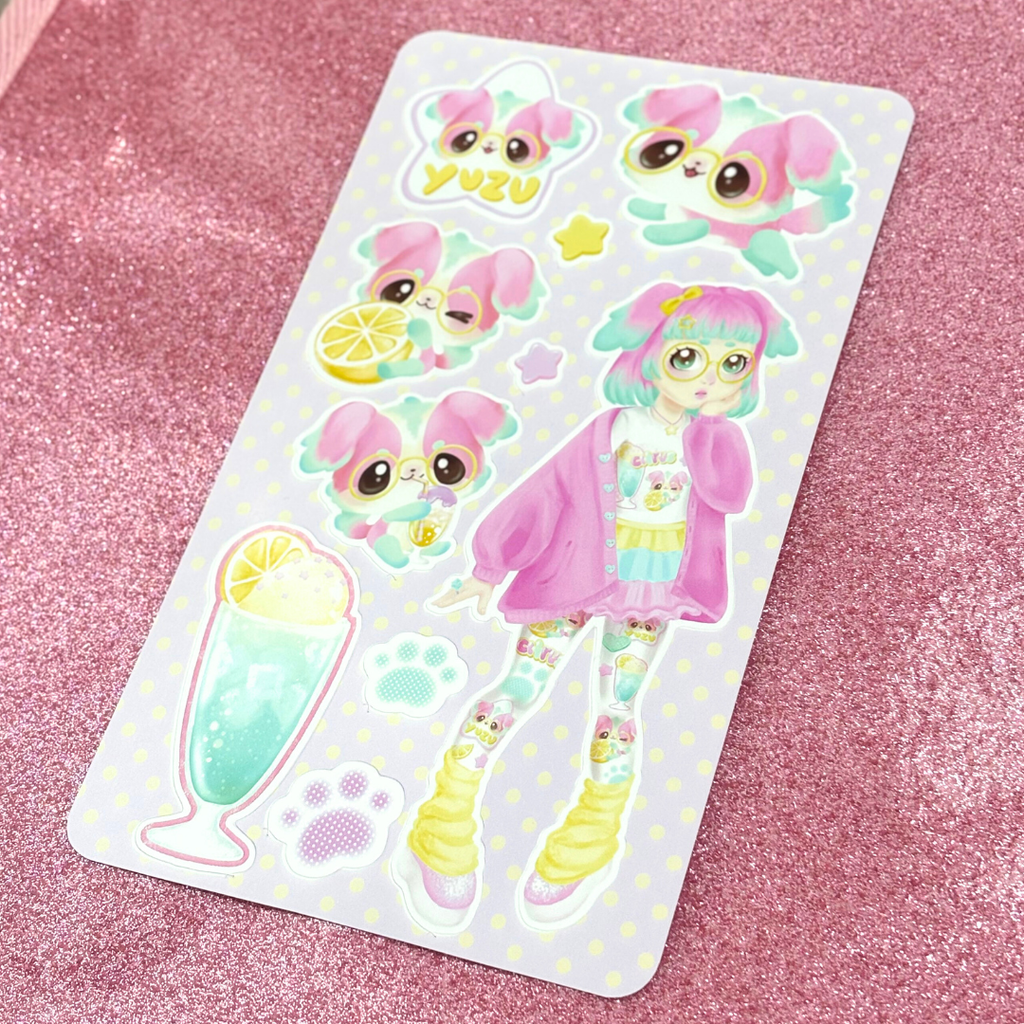 Yuzu Sticker Sheet