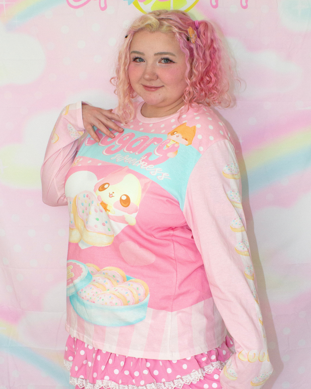 Sugary Sweet Cookies Cotton Longsleeve
