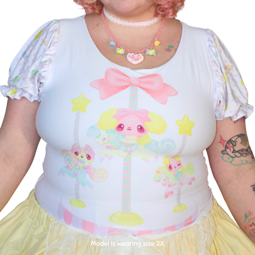 Marshmallow Carousel Cutsew