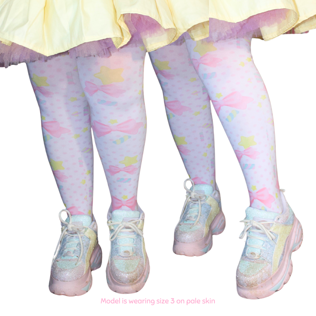 Marshmallow Ribbon Tights