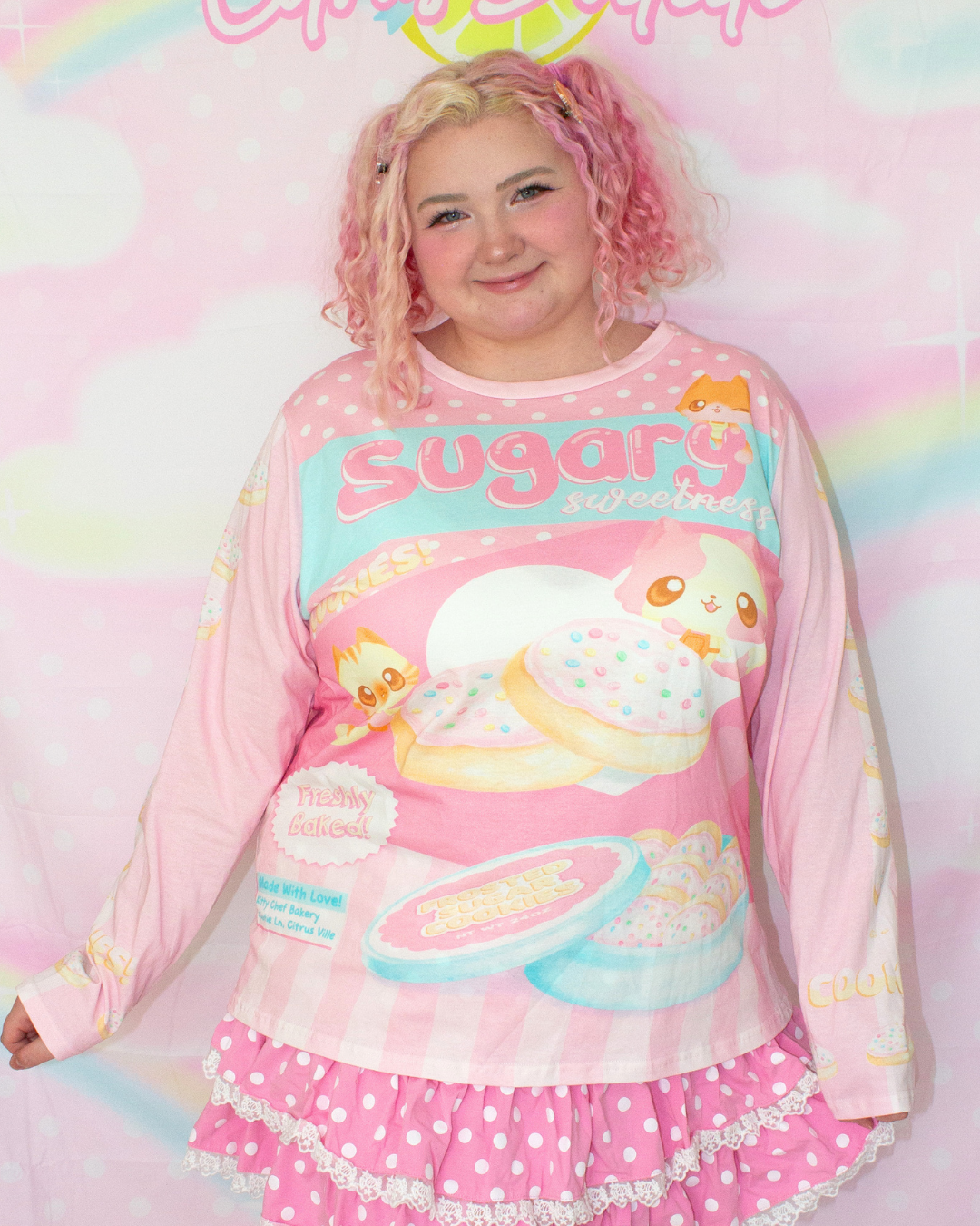 Sugary Sweet Cookies Cotton Longsleeve