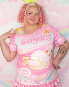 Sugary Sweet Cookies One Shoulder Tee