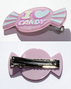 I <3 CANDY Hair Clip