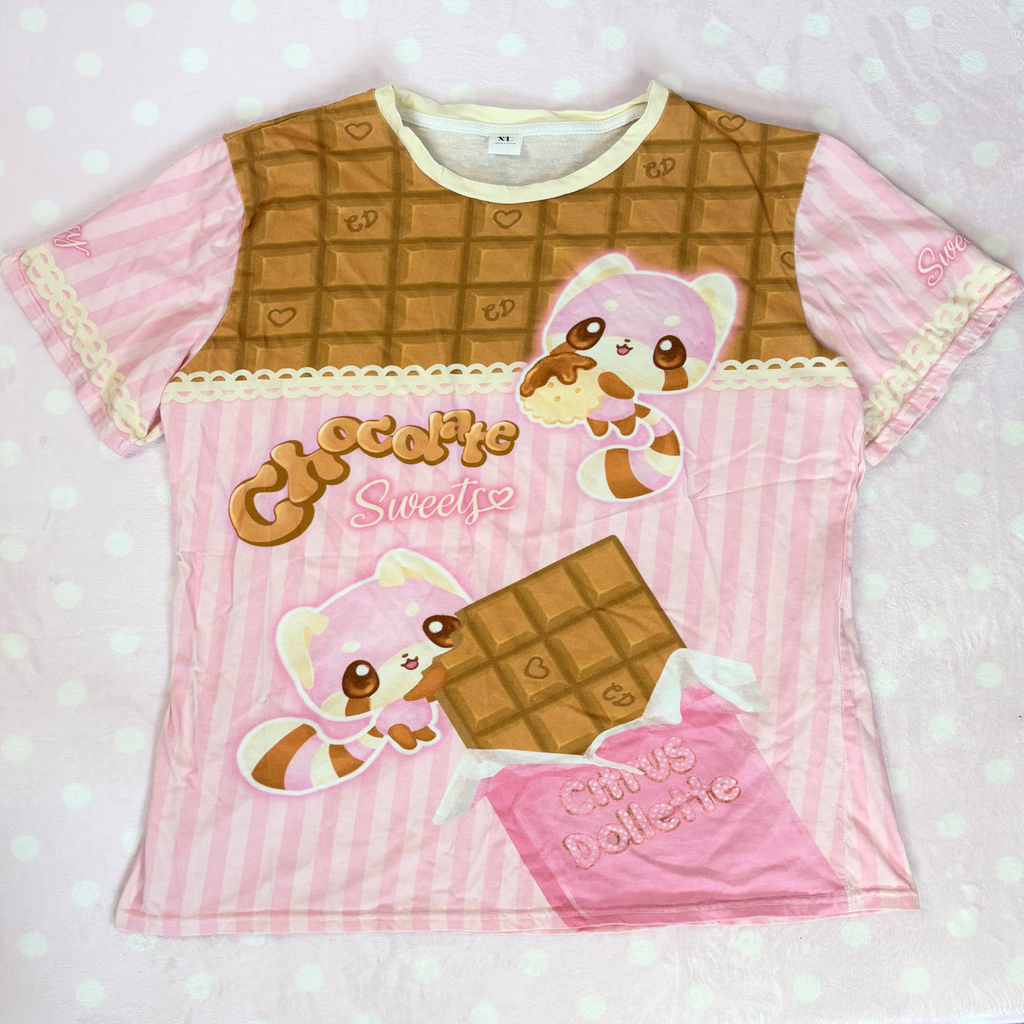 Chocolate Sweets tee sample -XL