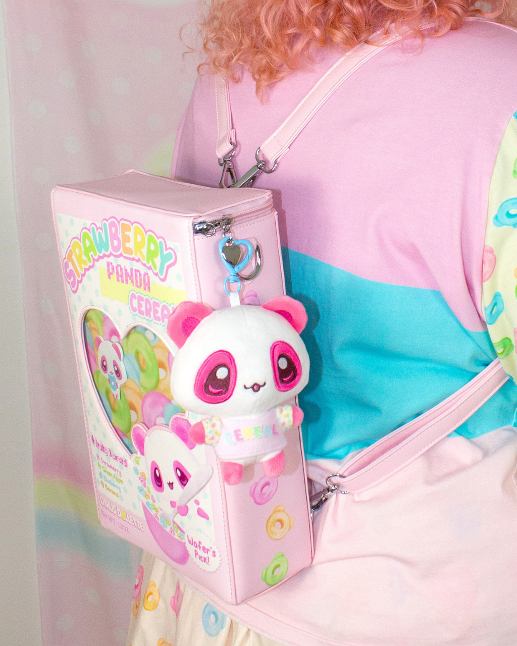 Strawberry Panda Cereal Box Ita Bag *preorder*