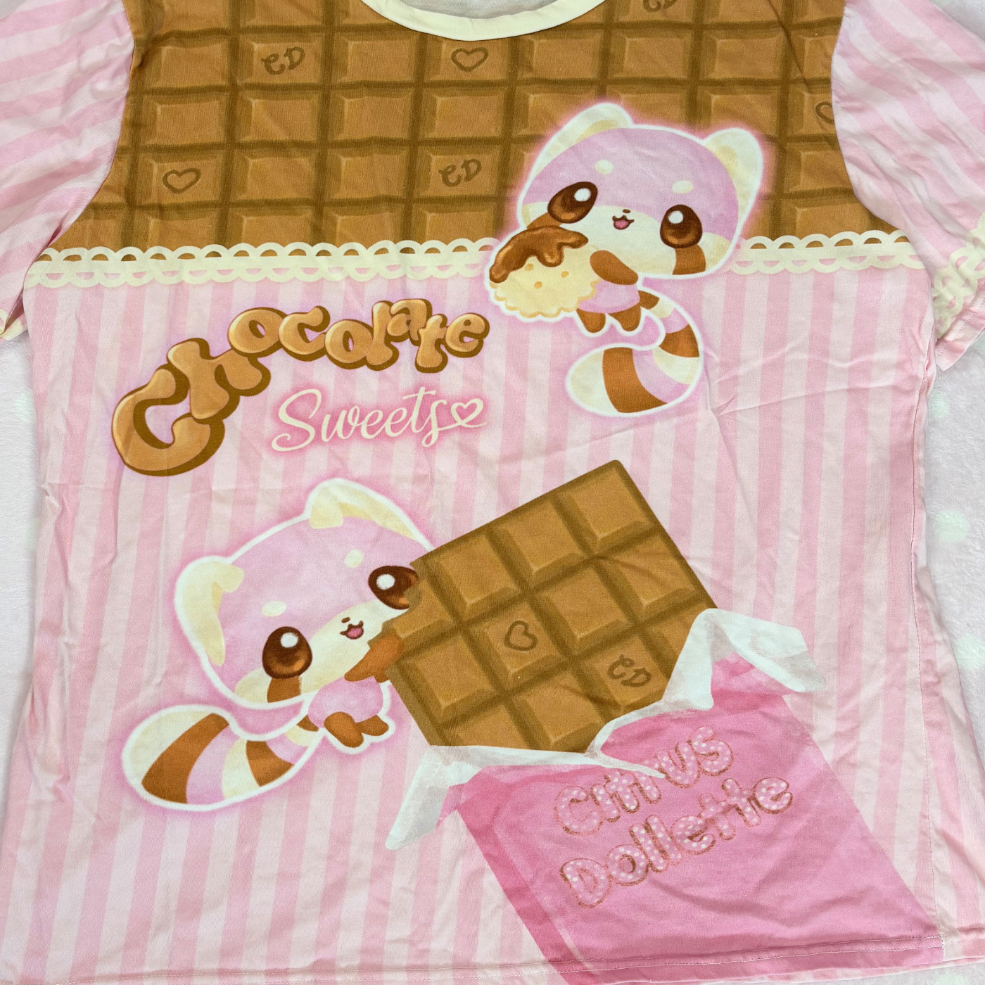 Chocolate Sweets tee sample -XL