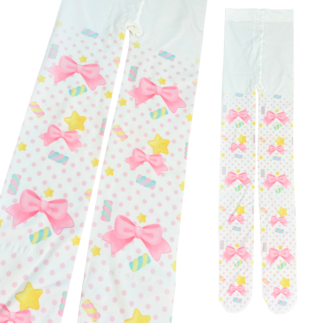 Marshmallow Ribbon Tights