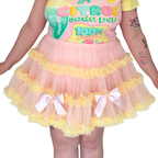Strawberry Banana Fluffy Skirt