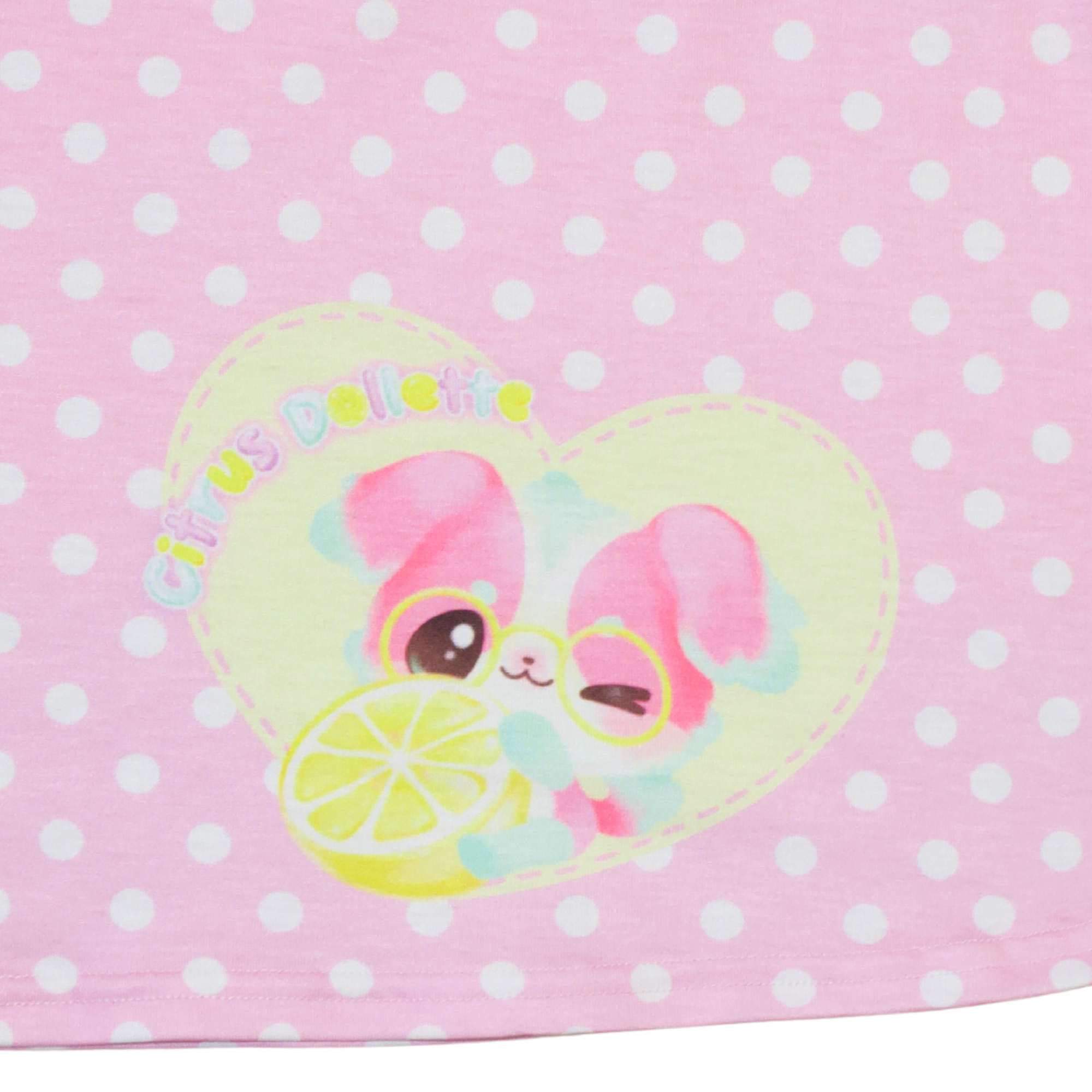 Strawberry Yuzu-ade Puff Sleeve Top