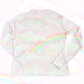 Pastel Skies Mesh Longsleeve Top