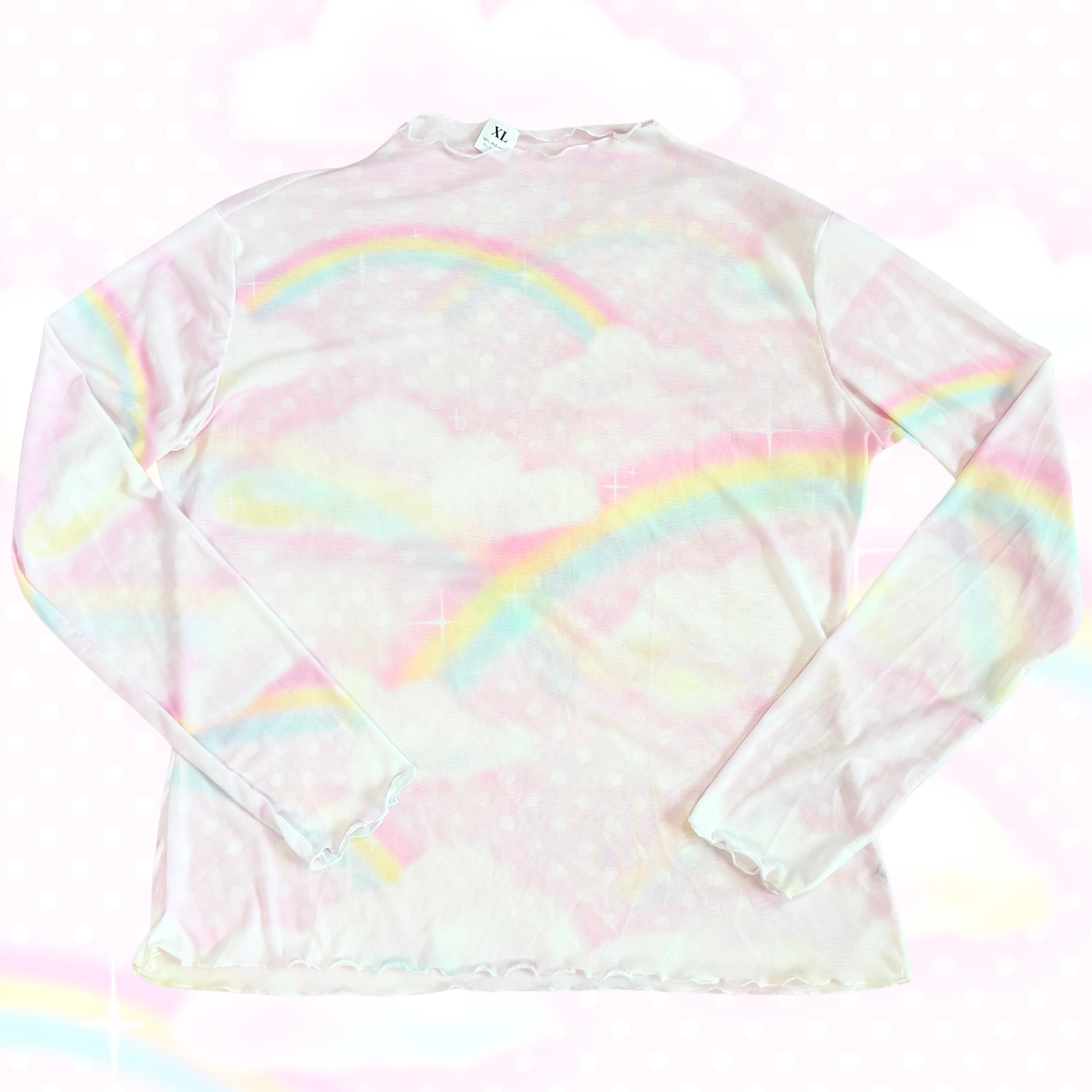 Pastel Skies Mesh Longsleeve Top
