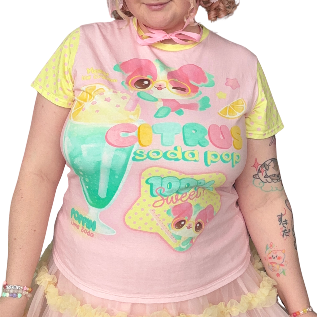 Citrus Soda Pop Cotton Tee