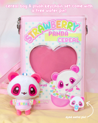 Strawberry Panda Cereal Box Ita Bag *preorder*