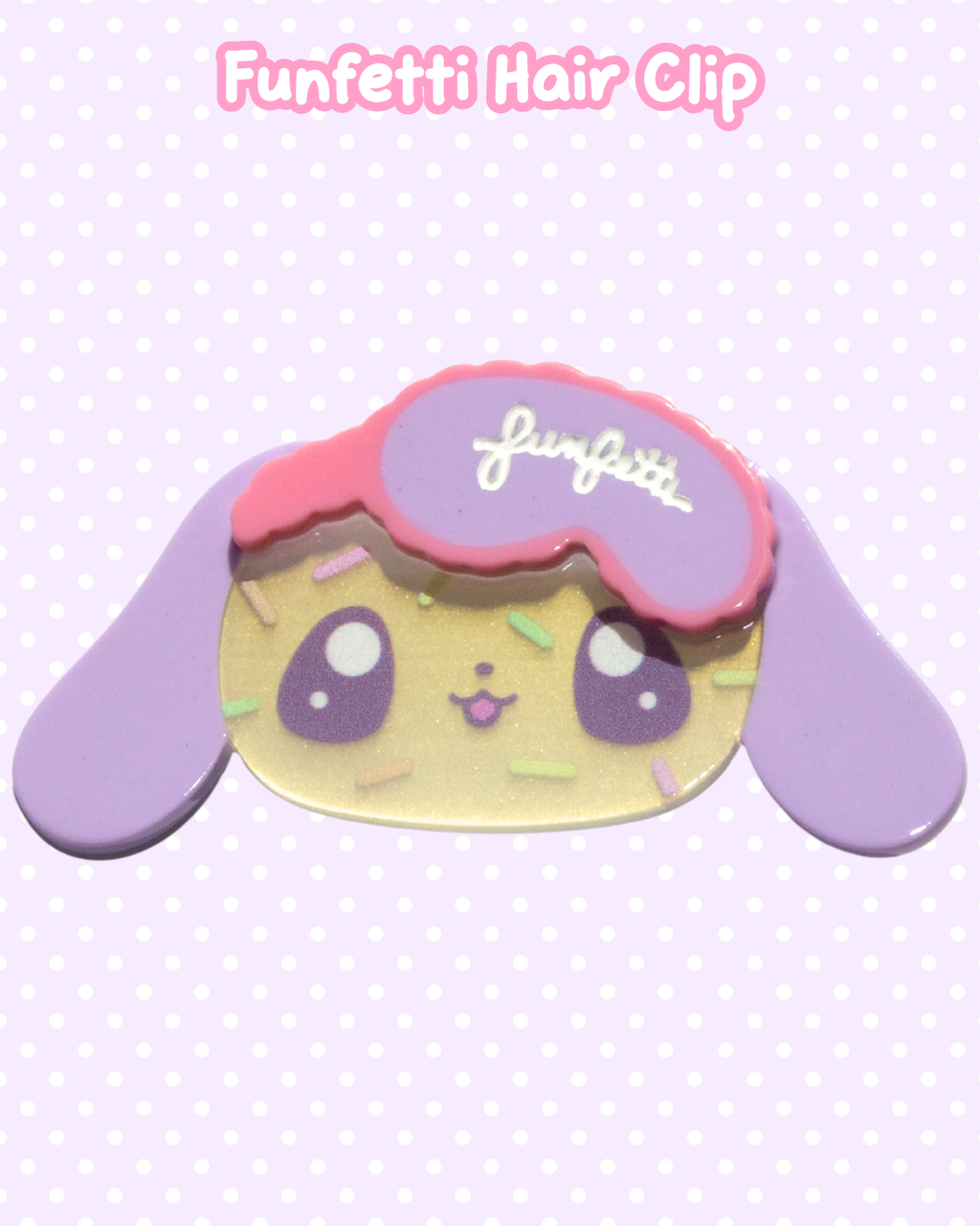 Funfetti Hair Clip
