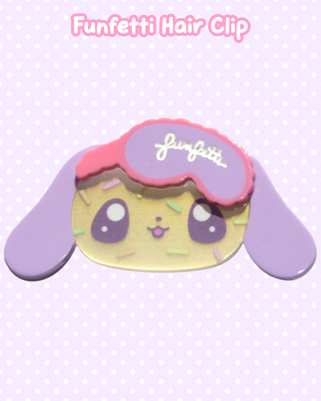 Funfetti Hair Clip