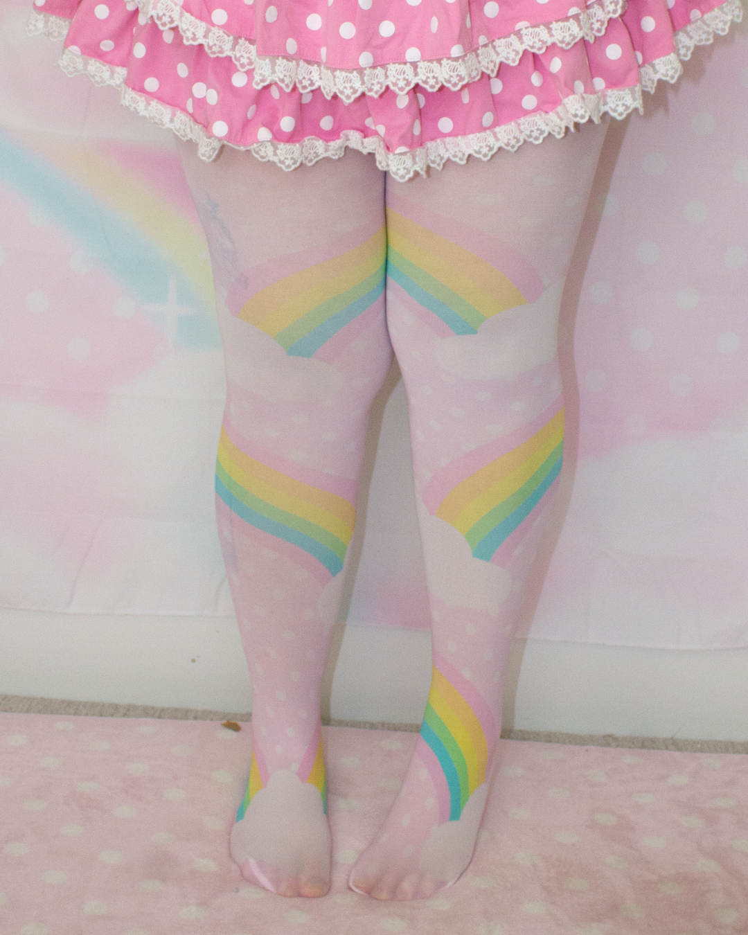 Kawaii Rainbows Tights